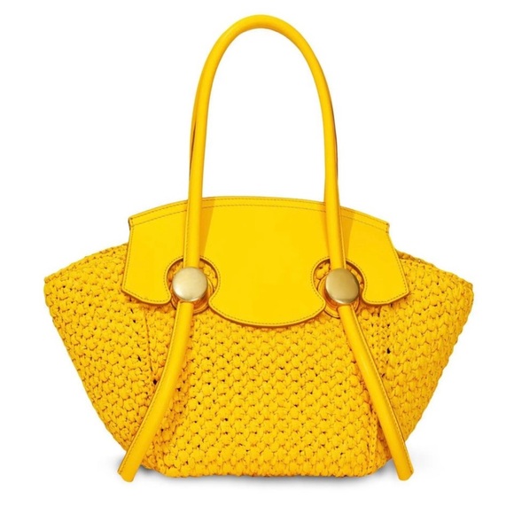 Proenza Schouler Handbags - PROENZA SCHOULER Woven Raffia and Leather Tote Bag🌸